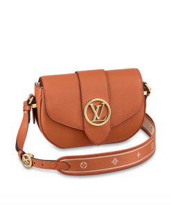 Louis Vuitton LV Pont 9 Soft MM M58968 Sienne Doree