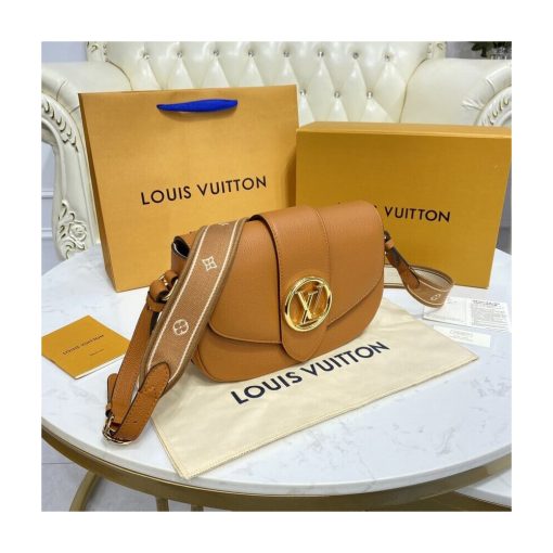 Louis Vuitton LV Pont 9 Soft MM M58968 Sienne Doree - Image 6