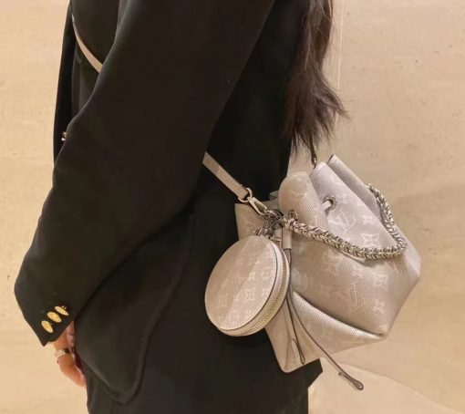 Louis Vuitton Mahina Bella Tote Bag M21886 Gris Souris Gray - Image 2