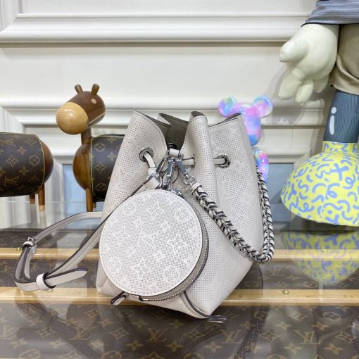 Louis Vuitton Mahina Bella Tote Bag M21886 Gris Souris Gray - Image 7