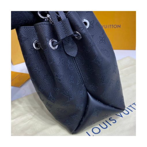 Louis Vuitton Mahina Calf Leather Bella Tote M59200 Black - Image 11