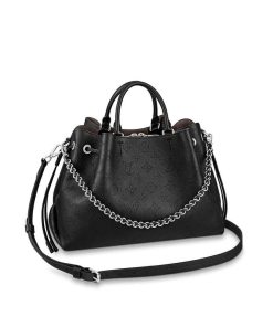 Louis Vuitton Mahina Calf Leather Bella Tote M59200 Black