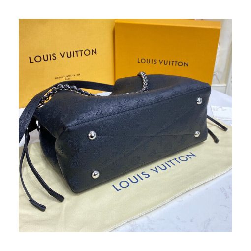 Louis Vuitton Mahina Calf Leather Bella Tote M59200 Black - Image 10