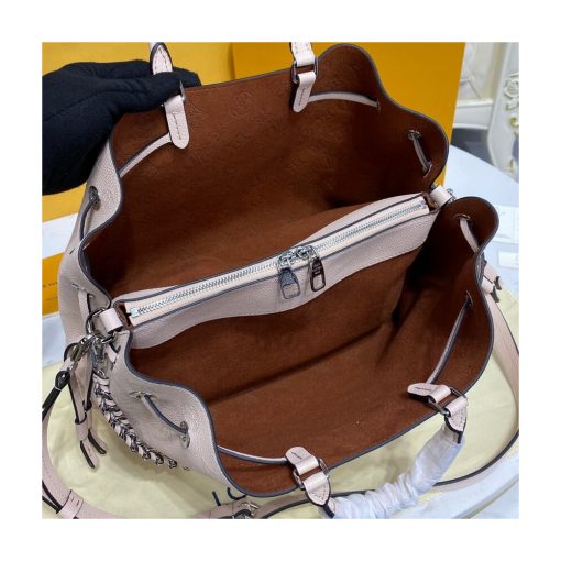 Louis Vuitton Mahina Calf Leather Bella Tote M59203 Cream - Image 16