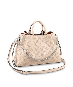 Louis Vuitton Mahina Calf Leather Bella Tote M59203 Cream