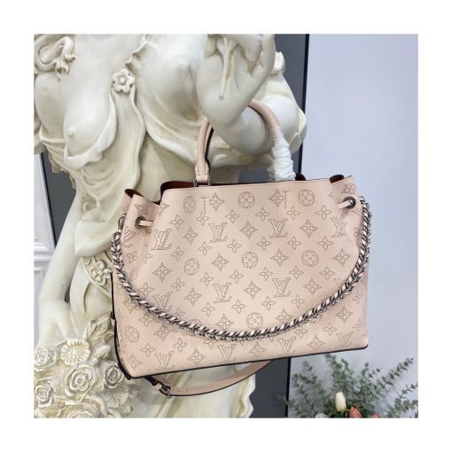 Louis Vuitton Mahina Calf Leather Bella Tote M59203 Cream - Image 6