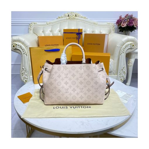 Louis Vuitton Mahina Calf Leather Bella Tote M59203 Cream - Image 9