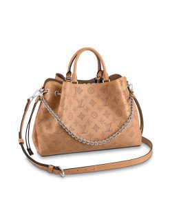 Louis Vuitton Mahina Calf Leather Bella Tote M59655 Arizona Brown