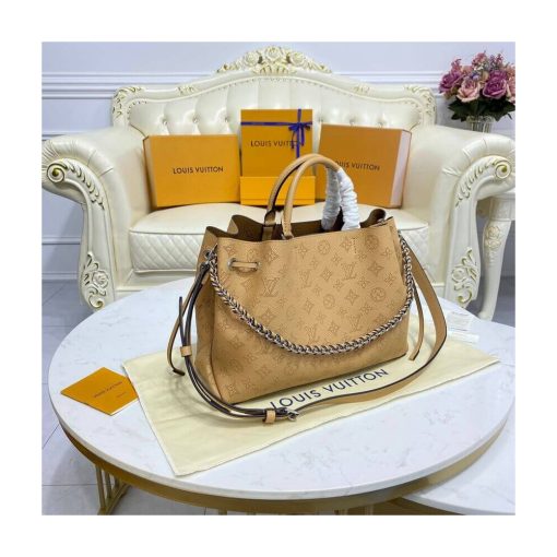 Louis Vuitton Mahina Calf Leather Bella Tote M59655 Arizona Brown - Image 6