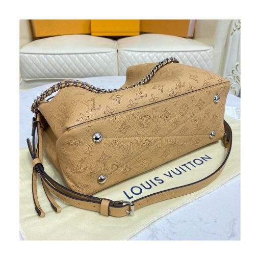 Louis Vuitton Mahina Calf Leather Bella Tote M59655 Arizona Brown - Image 8