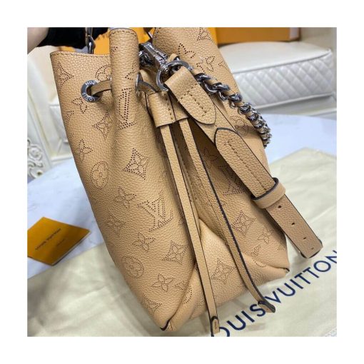 Louis Vuitton Mahina Calf Leather Bella Tote M59655 Arizona Brown - Image 9
