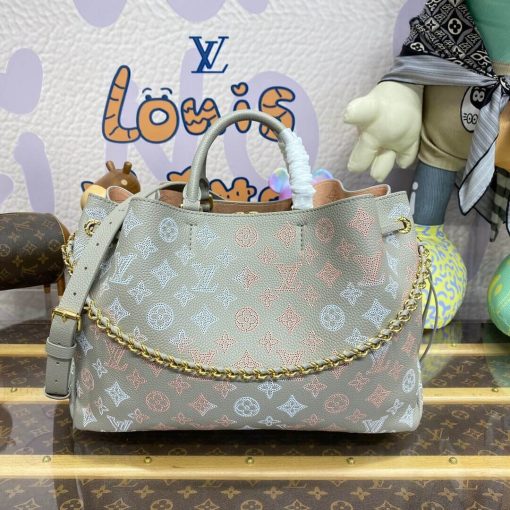 Louis Vuitton Mahina Leather Bella Tote M23395 Gray - Image 3