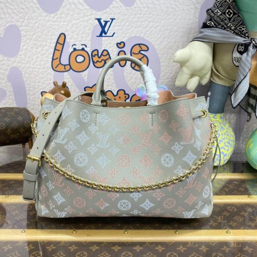 Louis Vuitton Mahina Leather Bella Tote M23395 Gray - Image 3