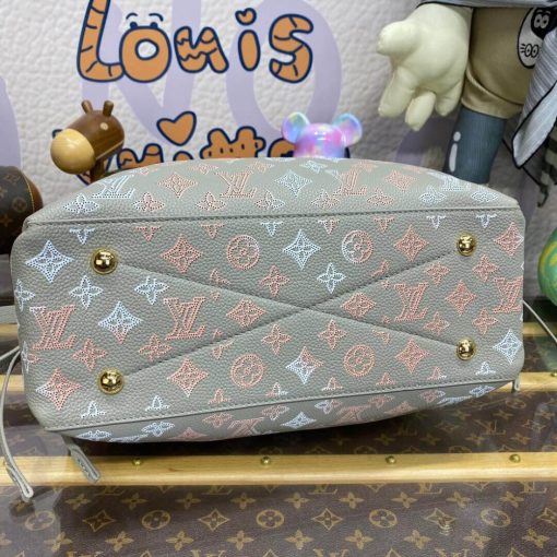 Louis Vuitton Mahina Leather Bella Tote M23395 Gray - Image 6