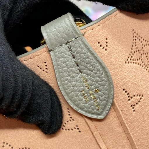 Louis Vuitton Mahina Leather Blossom MM Bag M23387 Gray - Image 11