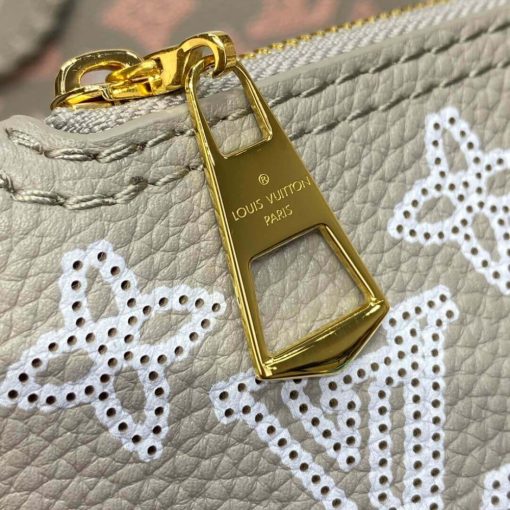 Louis Vuitton Mahina Leather Blossom MM Bag M23387 Gray - Image 10