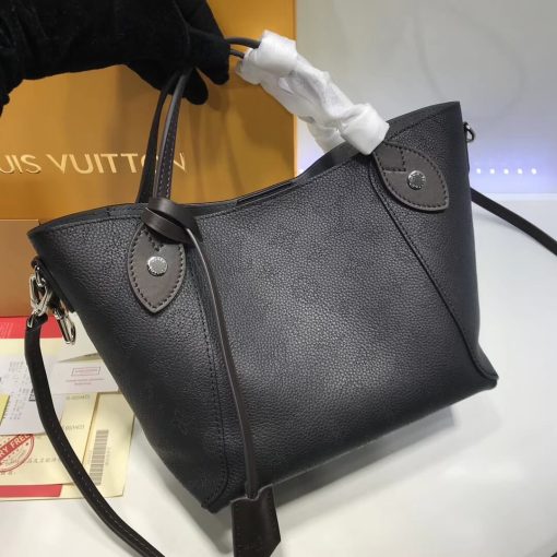 Louis Vuitton Mahina Leather Hina PM M54351 M54353 Black - Image 3