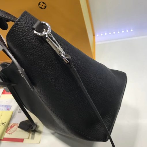 Louis Vuitton Mahina Leather Hina PM M54351 M54353 Black - Image 4