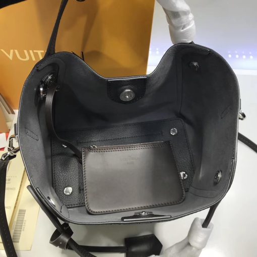 Louis Vuitton Mahina Leather Hina PM M54351 M54353 Black - Image 8