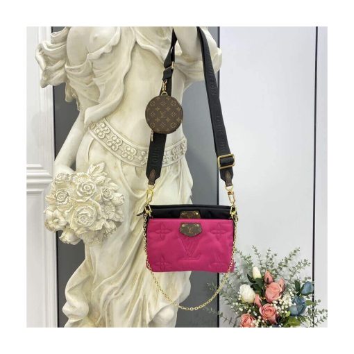 Louis Vuitton Maxi Multi Pochette Accessoires M58980 Black/Fuchsia - Image 2