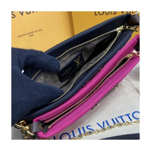 Louis Vuitton Maxi Multi Pochette Accessoires M58980 Black/Fuchsia - Image 16