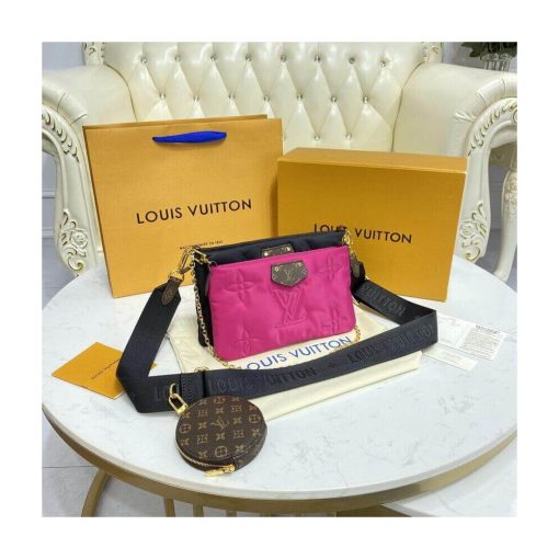 Louis Vuitton Maxi Multi Pochette Accessoires M58980 Black/Fuchsia - Image 4