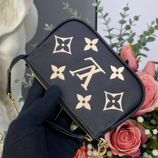 Louis Vuitton Mini Pochette Accessoires M80501 Black - Image 3