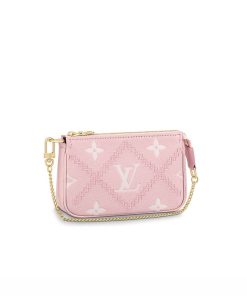 Louis Vuitton Mini Pochette Accessoires M81140 Pink