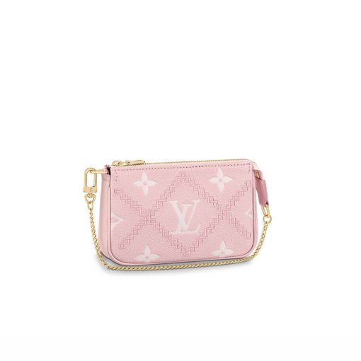 Louis Vuitton Mini Pochette Accessoires M81140 Pink