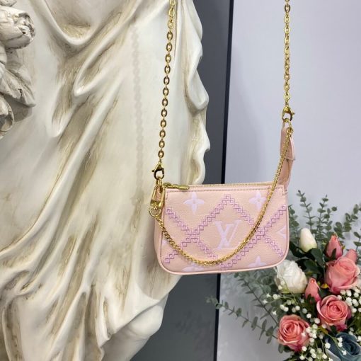 Louis Vuitton Mini Pochette Accessoires M81140 Pink - Image 3