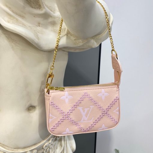 Louis Vuitton Mini Pochette Accessoires M81140 Pink - Image 4