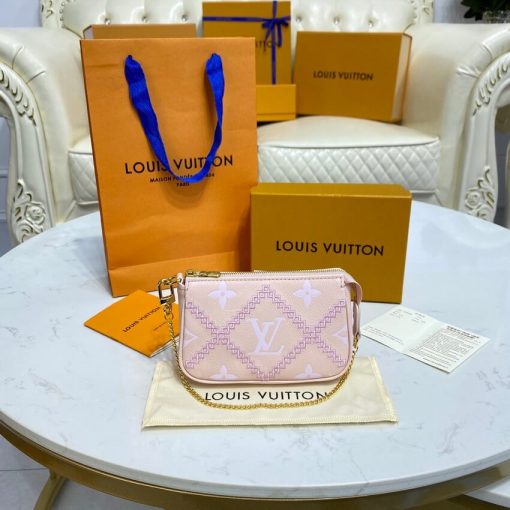 Louis Vuitton Mini Pochette Accessoires M81140 Pink - Image 5
