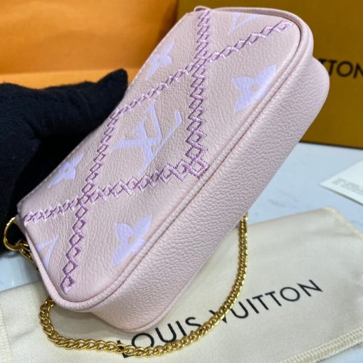 Louis Vuitton Mini Pochette Accessoires M81140 Pink - Image 8