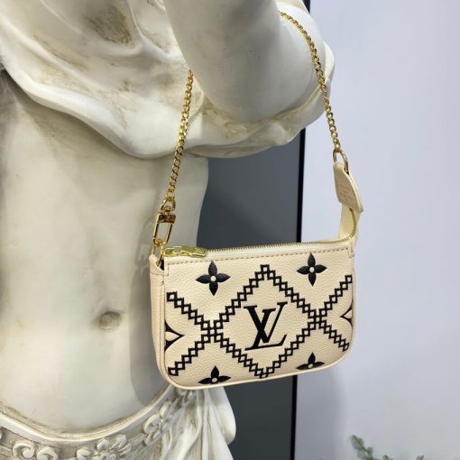 Louis Vuitton Mini Pochette Accessoires M81140 Pink - Image 17