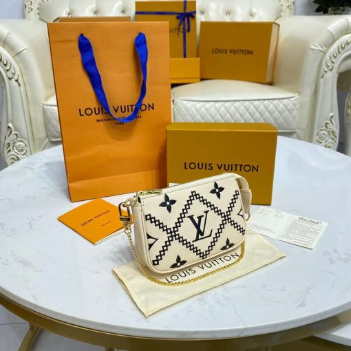 Louis Vuitton Mini Pochette Accessoires M81140 Pink - Image 19