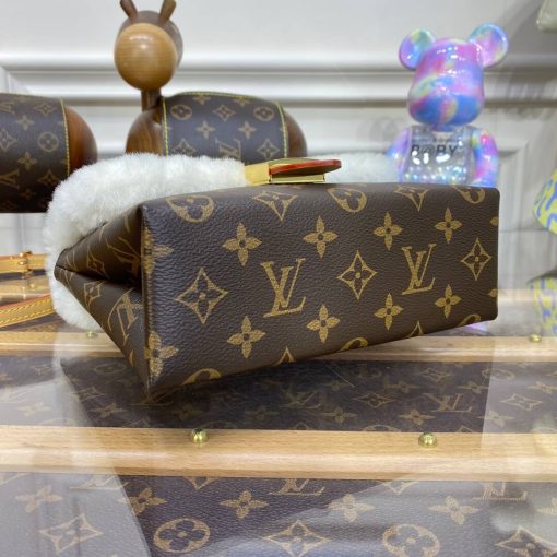 Louis Vuitton Monogram and Shearling Locky BB M46318 - Image 8
