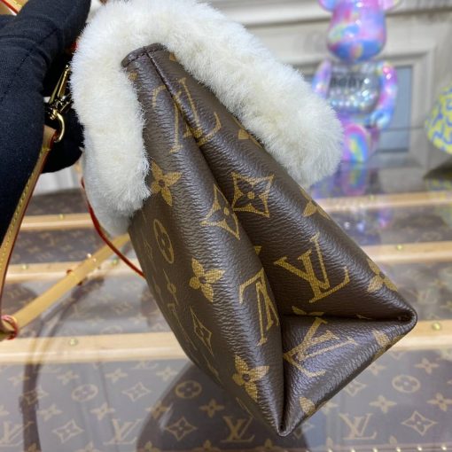 Louis Vuitton Monogram and Shearling Locky BB M46318 - Image 9
