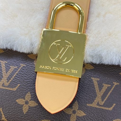 Louis Vuitton Monogram and Shearling Locky BB M46318 - Image 10