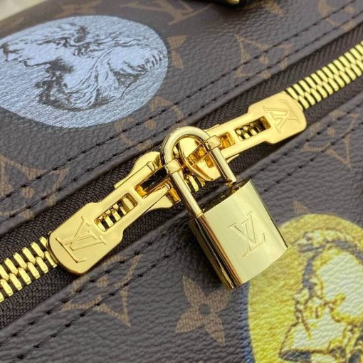 Louis Vuitton Monogram Cameo Printed Keepall Bandouliere 45 M59261 - Image 11