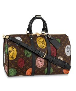 Louis Vuitton Monogram Cameo Printed Keepall Bandouliere 45 M59261