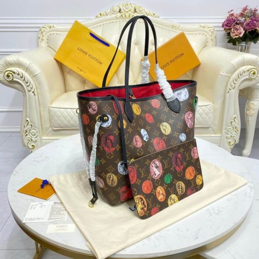 Louis Vuitton Monogram Cameo Printed Neverfull MM M45923 - Image 4