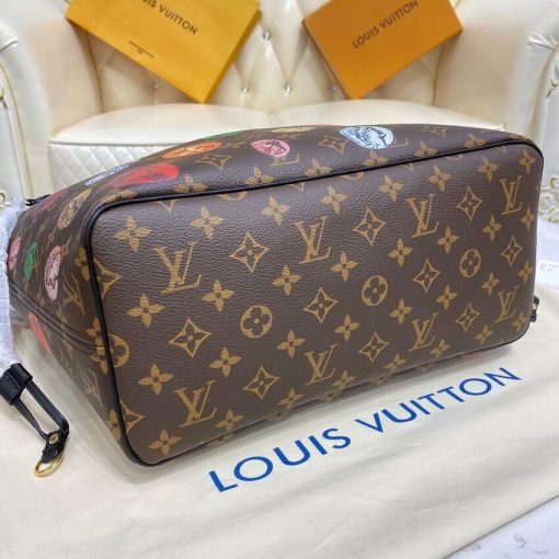 Louis Vuitton Monogram Cameo Printed Neverfull MM M45923 - Image 7