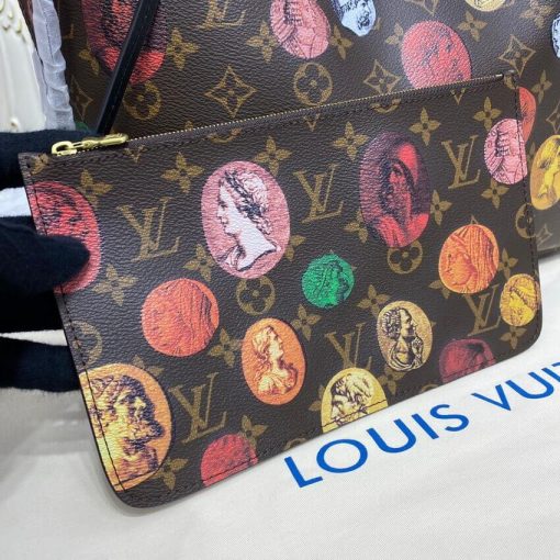 Louis Vuitton Monogram Cameo Printed Neverfull MM M45923 - Image 9