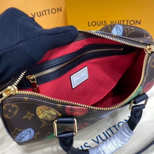 Louis Vuitton Monogram Cameo Printed Speedy Bandouliere 25 M45910 - Image 16