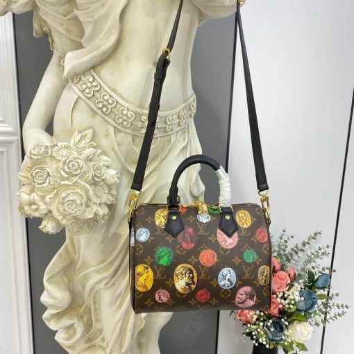 Louis Vuitton Monogram Cameo Printed Speedy Bandouliere 25 M45910 - Image 3