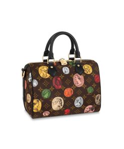 Louis Vuitton Monogram Cameo Printed Speedy Bandouliere 25 M45910