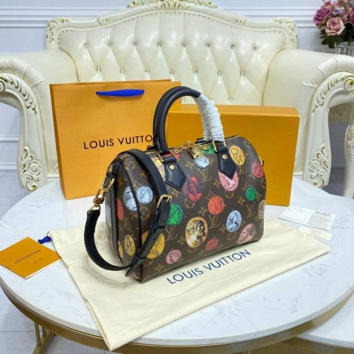 Louis Vuitton Monogram Cameo Printed Speedy Bandouliere 25 M45910 - Image 6