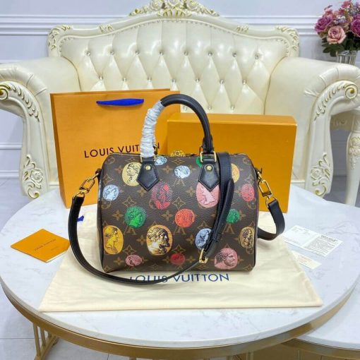 Louis Vuitton Monogram Cameo Printed Speedy Bandouliere 25 M45910 - Image 7