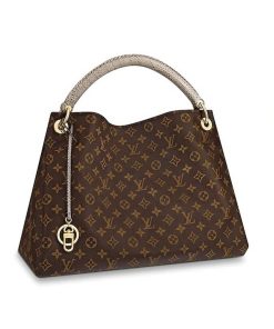 Louis Vuitton Monogram Canvas And Python Artsy MM M44010