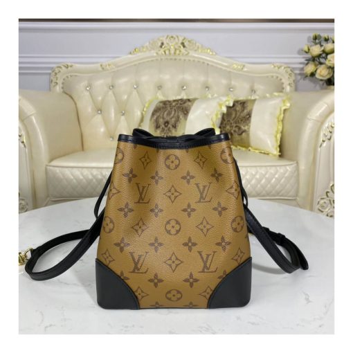 Louis Vuitton Monogram Canvas Bucket Bag M45550 Brown - Image 3